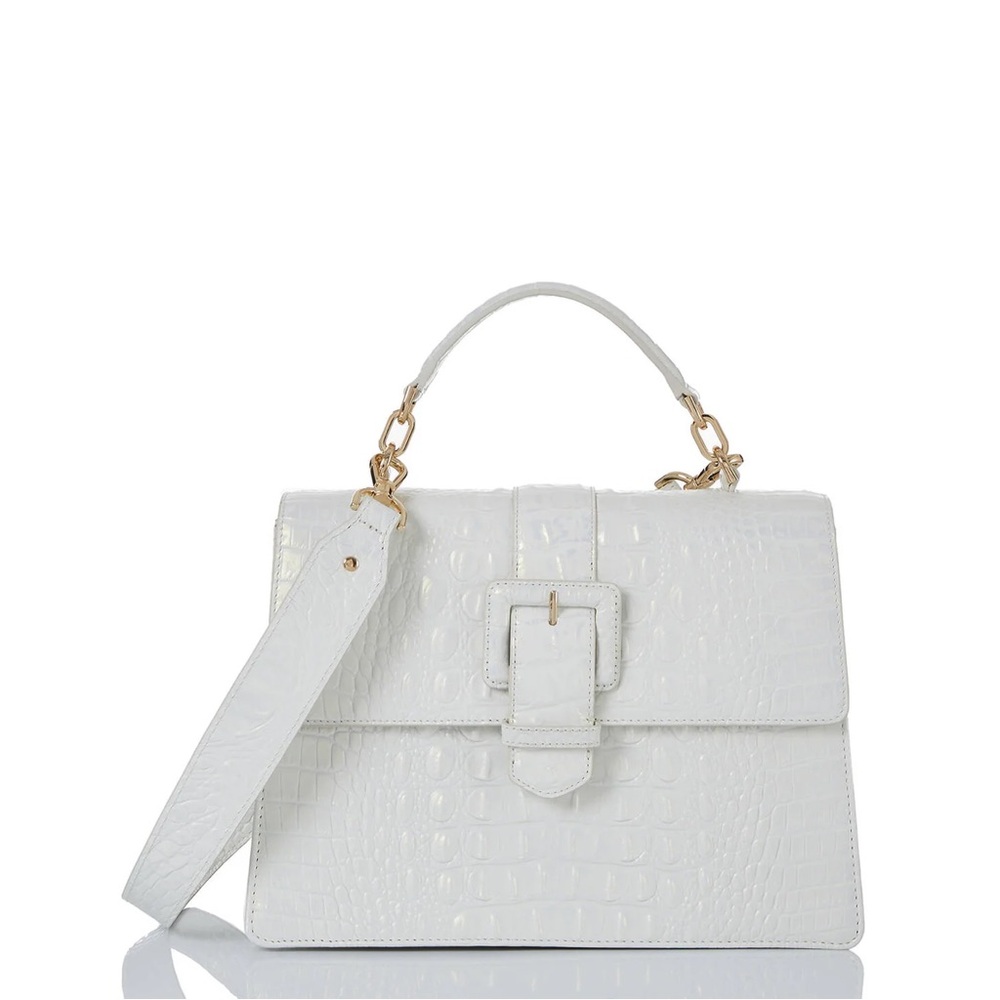 Brahmin Hallie in Shell White - Picture 5 of 7